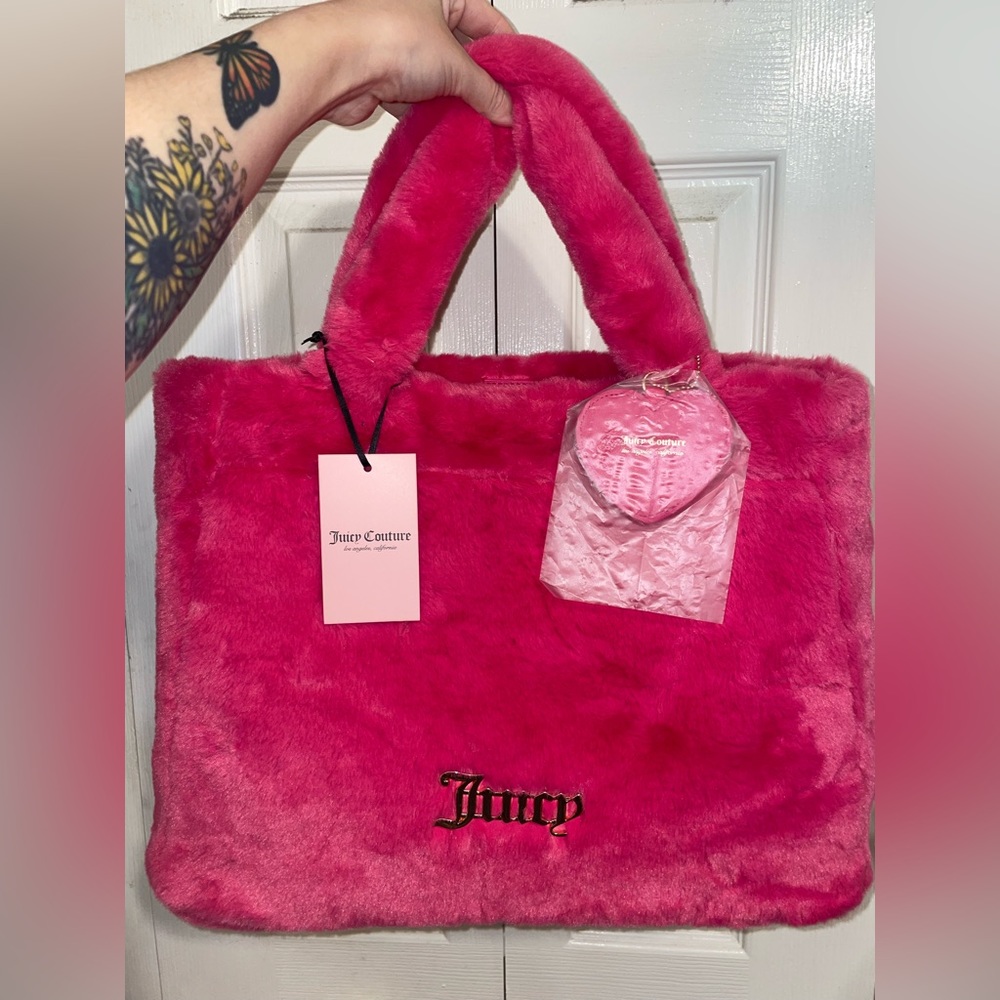 Pink Fuzzy Juicy Couture Handbag